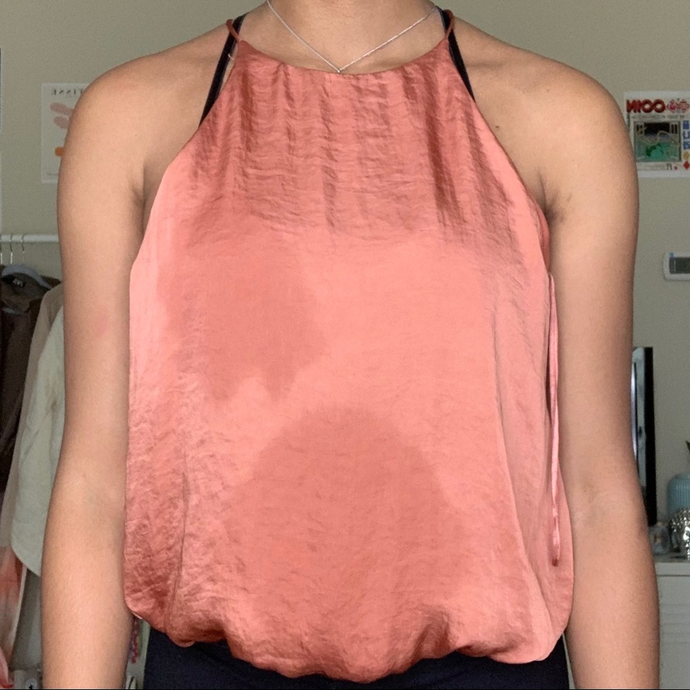 satin corel bodysuit
